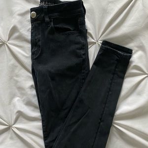 American Eagle High rise super stretch jeggings 0